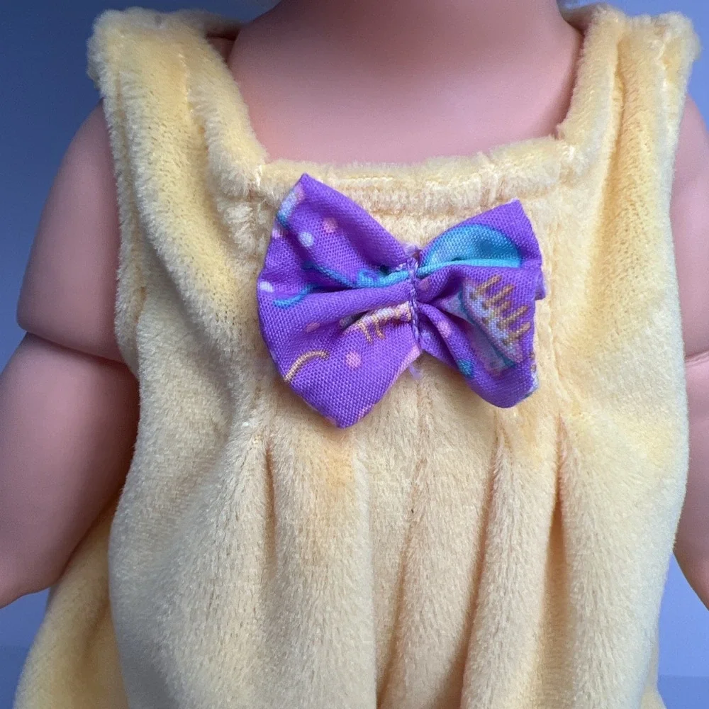 Vintage 1990 Galoob Baby Face So Delightful DeeDee #8 Doll Lavender Eyes